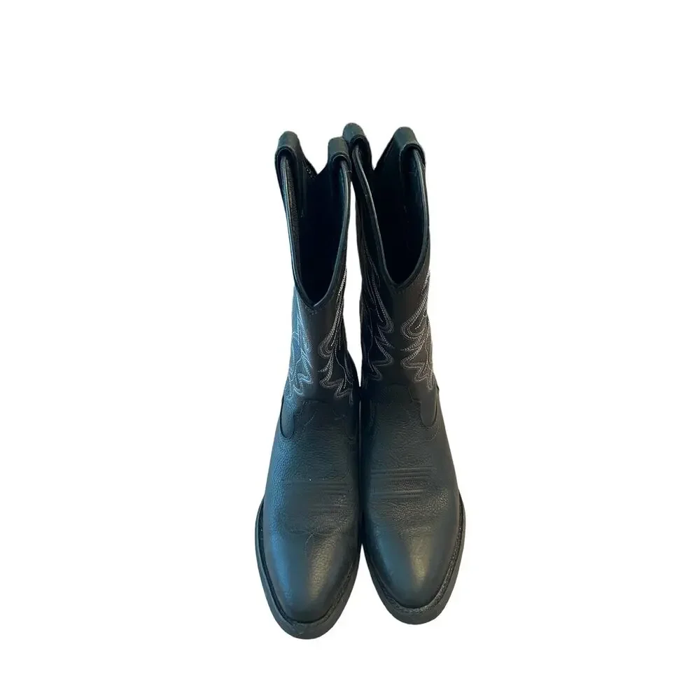 Justin Boots Western Buck Boots Cowboy Festival Fall Winter Classic 9.5